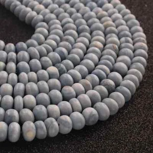 1 Strand Boulder Opal Smooth Roundelles - Gemstone Rondelles Beads -8mm-13 Inche - Picture 1 of 4