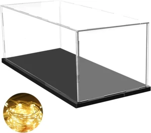 Duvindd Acrylic Display Case for 1/8 Scale Model Car Clear Large Lego Display Ca - Picture 1 of 12