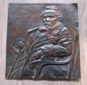 Fusion Blechschild Schild IN Bronze Early ‘900 Rep L’ Bild Von Joshua'Carducci - Picture 1 of 3