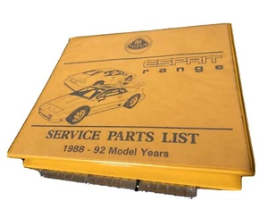 Lotus Esprit - Ersatzteilkatalog - Bild 1 von 5