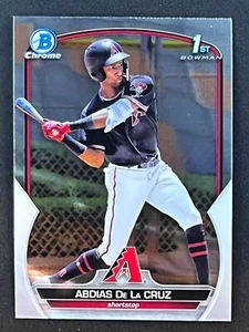 ABIDES DE LA CRUZ 2023 Bowman 1st Bowman Chrome #BCP-34 Diamondbacks - Picture 1 of 2