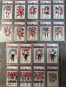 1991-92 Skybox USA Dream Team Set Players , Coaches , Team 18 Total All PSA 10
