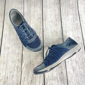 Zapatillas Dansko Azul Gamuza Cuero Con Cordones Talla 38 7.5-8 - Imagen 1 de 9
