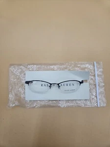 New Ralph Lauren RL1443 0RR6 Half Rim Eyeglass Frames Purple Tortoise 51-18-130 - Picture 1 of 10