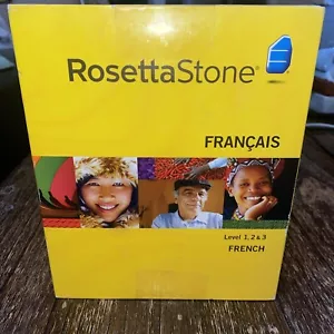 Rosetta Stone French Levels 1-3 Audio Companion CD Set USB Headset Version 3 NEW - Picture 1 of 4