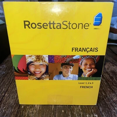 Rosetta Stone French Levels 1-3 Audio Companion CD Set USB Headset Version 3 NEW - Image 1 of 4