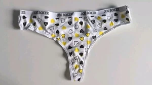 Vintage JOE BOXER SMILEY FACE THONG STRING PANTIES NWOT NOS SIZE 8 XL 90s Y2K - Picture 1 of 9