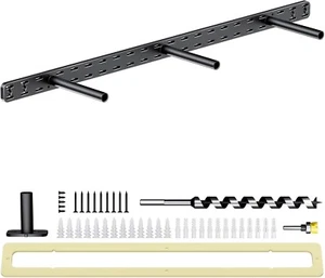 Heavy Duty Hidden Floating Shelf Bracket, Wall Mount, 34"x6"x1.5" with Tools🌟 - Picture 1 of 8