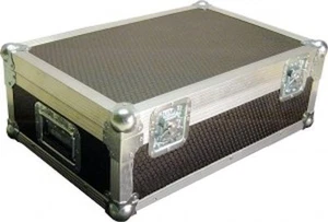 Caja de discos de vinilo única 500 Flight Case Swan 7" (hexagonal)