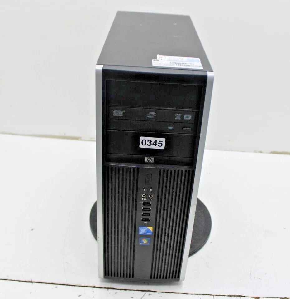 HP Compaq 8000 Elite Desktop PC Intel Core 2 Duo 4GB Ram 500GB HDD No OS - Image 1 of 4