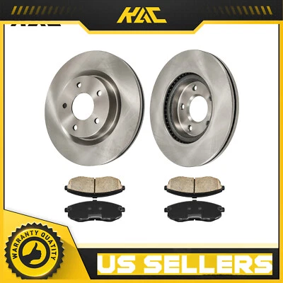 31464 815A Front Disc Rotors + Pads for 2007 2008 2009 - 2013 Nissan Altima Foto 1 de 4