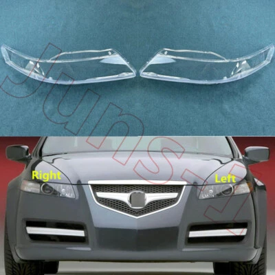 A Pair LH+RH Front Headlight Lens Housing + Lens Shell For Acura TL 2004-2008 — 第 1/4 张图片