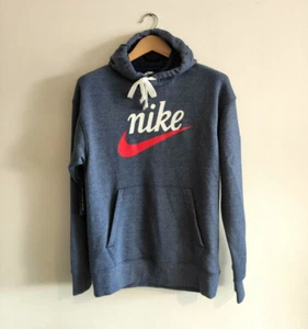 NWT NIKE FCB Oficial Barça Hoodie Men's size S really L Gray Logo Casual Relaxed - Picture 1 of 11