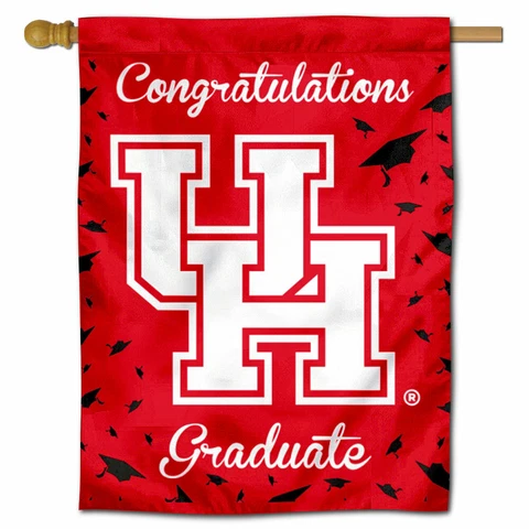 University of Houston Graduation Gift Decorative Flag Cover