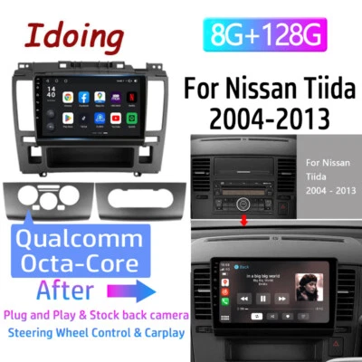 For Nissan Tiida 2004-2013 Android 8+128GB Stereo Radio GPS DSP Player - Image 1 of 4