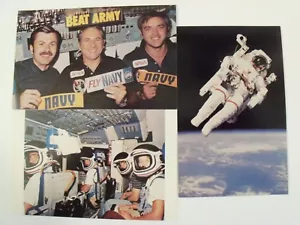 LOTE DE 3 POSTALES NASA JOHNSON SPACE CENTER HOUSTON TEXAS ASTRONAUTAS SIN USAR STD TALLA - Imagen 1 de 6