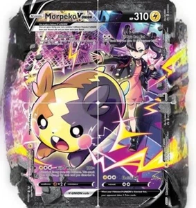 Pokemon TCG Morpeko V-Union Full Set SWSH287-290 Black Star Promo Card M/NM - Picture 1 of 2