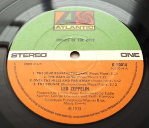 Led Zeppelin - Houses Of The Holy // Orig UK Atlantic '73 Obi LP EX Copy - Bild 1 von 16