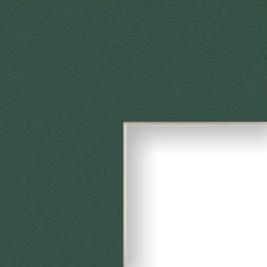 Craig cornici tappetino verde ombra foresta con apertura smussata per una cornice - Foto 1 di 2