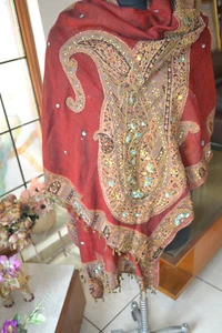 Elegancia de exquisitos chales Jamavar con cuentas - Compra de lujo en línea - Imagen 1 de 7