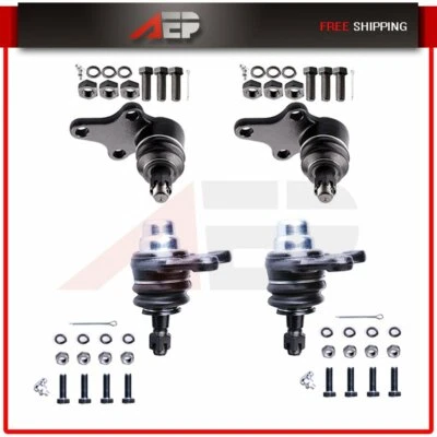 Pair(4) Front Upper & Lower Ball Joints Suspension Kit For TOYOTA PICKUP 2WD - Image 1 of 4