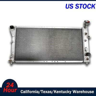 3ROW Fit 2000-2005 Chevrolet Impala /Monte Carlo & Buick Regal Aluminum Radiator - Imagem 1 de 4
