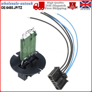 FOR PEUGEOT 307 HEATER BLOWER MOTOR RESISTOR & WIRING LOOM CONNECTOR REPAIR KIT - Picture 1 of 10