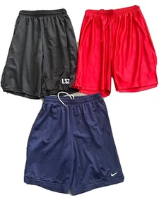LOT BOYS SZ L / MENS XS ATHLETIC SPORT SHORTS NIKE A4 ATIVA SOCCER RUNNING TRACK - Picture 1 of 5