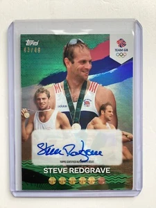 TOPPS TEAM GB 2024 STEVE REDGRAVE AUTÓGRAFO 43/49 - Imagen 1 de 2