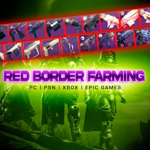 RED BORDER WEAPON FARMING • PC XBOX PS4/5 EPIC - Picture 1 of 1