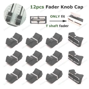 12pcs Straight Slide Fader Knob Cap for Soundcraft Si Expression 2 Mixer -Black - Picture 1 of 6
