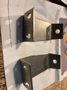 BMW E10 1602 2002 tii Auxilliary fog front lights lamp brackets - Picture 1 of 7