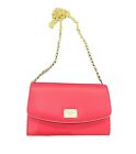 Dolce & Gabbana Handbag Pink Sicily Leather Shoulder Crossbody Clutch Bag Purse