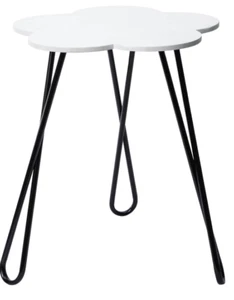 Flower Table White New - Picture 1 of 2