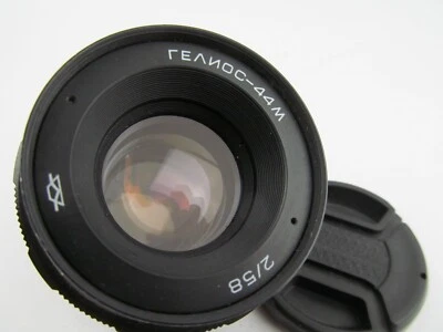 US Seller Helios 44m 58mm f2 8 Blades KMZ Bokeh DSLR M42 Mount portrait Lens  - Image 1 of 4