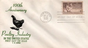 968 3c INDUSTRIA AVÍCOLA - C. W. George cachet - Imagen 1 de 1