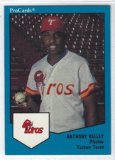 1989 ProCards Tucson Toros #186 (Triple A-Houston Astros) Anthony Kelley