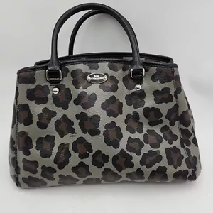 Coach Small Margot Carry on in Ocelot Print Coated Canvas F35897 - Picture 1 of 9