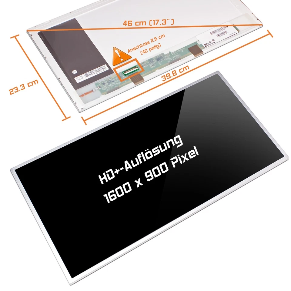 17,3" LED Display glossy passend für Asus X7B X7BJ X7BJN X7BJF X70IC X73Y N71JQ - Bild 1 von 1