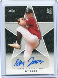 2020 Leaf Perfect Game Autographs Black Sky Jones Auto 3/50 - Picture 1 of 1