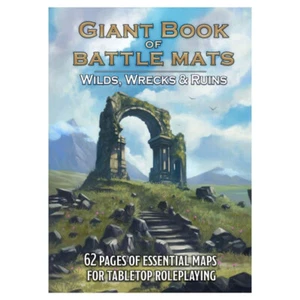 Giant Book of Battle Mats Naufragios y Ruinas 62 Páginas RPG Juego de Rol Ayuda ¡Nuevo! - Imagen 1 de 1