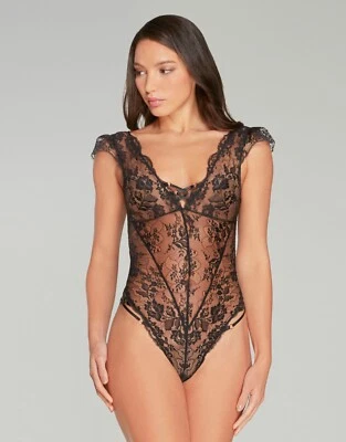 Agent Provocateur Essie Black Bodysuit Top AP3 Medium - Image 1 of 4