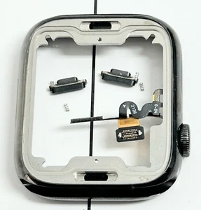 Apple Watch Series 7 45mm A2478 Stainless Steel GPS LTE Main Housing +Buttons - Zdjęcie 1 z 8
