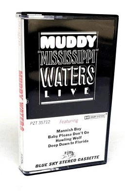 Muddy Waters–Muddy "Mississippi" Waters Live-Cassette 1979 Blue Sky – PZT 35712 - Image 1 of 2