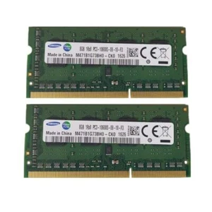 Samsung 2x8GB 1RX8 DDR3 1333 MHz PC3-10600S 204 PIN SO-DIMM Laptop RAM-Speicher* - Afbeelding 1 van 3