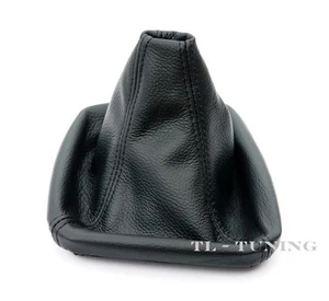 Bolsa de cambio manguito de cambio adecuado para serie 3 E46 año 98-05 cuero auténtico negro  - Imagen 1 de 2