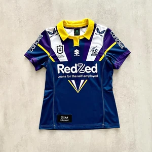 Melbourne Storm Jersey Womens Sz 10 NRL 2023 Heritage AFL Rugby League Castore - Picture 1 of 8