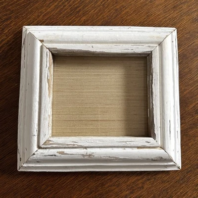 Moldura de madeira antiga recuperada rústica núcleo chique gasto  - Imagem 1 de 4