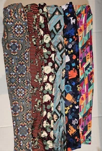 Lularoe Leggings 14/16 Mädchen 6er Set Disney Mickey, Frozen, Snow - Bild 1 von 4
