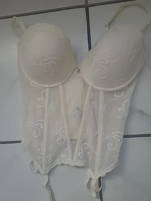 Braut Corsage Luna 80D mit Strumpfband - Bild 1 von 4